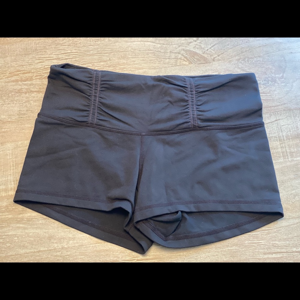 Lululemon shorts in black. Size 6.
